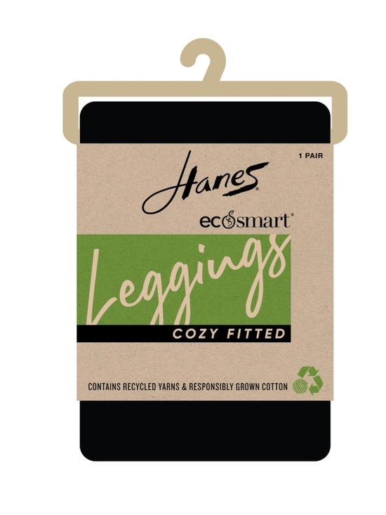 Hanes Pants - Hanes EcoSmart Cozy Fitted Jogger Leggings - Black Size SM